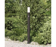 Pakabinamas šviestuvas Apsauginis šviestuvas su jutikliu ir lizdu, 110 cm, nerūdijantis plienas, IP44