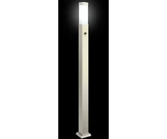 Pakabinamas šviestuvas Apsauginis šviestuvas su jutikliu, 110 cm, nerūdijantis plienas, IP44