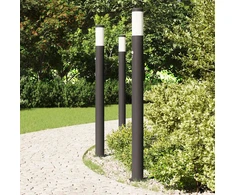 Pakabinamas šviestuvas Apšvietimo stulpeliai su jutikliu, 3 vnt., 110 cm, nerūdijantis plienas, IP44