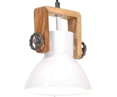 Pakabinamas šviestuvas, baltas, 19cm, 25W, apskritas, E27