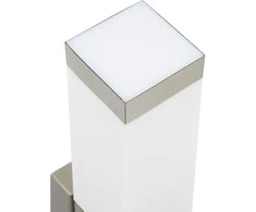 Pakabinamas šviestuvas Lauko sieninė lemputė 2 pcs Sidabro 10.5 x 6 x 33 cm