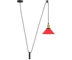 Pakabinamas šviestuvas Pakabinamas lempos, aukštis reguliuojamas, E27, Ø 22cm, metalas