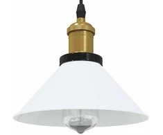 Pakabinamas šviestuvas Pakabinamas lempos, aukštis reguliuojamas, E27, Ø 22cm, metalas