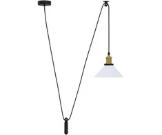 Pakabinamas šviestuvas Pakabinamas lempos, aukštis reguliuojamas, E27, Ø 22cm, metalas