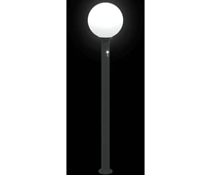 Pakabinamas šviestuvas Stulpeliniai šviestuvai su jutikliu, 3 vnt., 120 cm, juodi, IP44