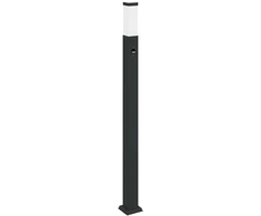 Pakabinamas šviestuvas Stulpeliniai šviestuvai su jutikliu, 3 vnt., 110 cm, juodi, IP44