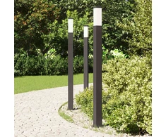 Pakabinamas šviestuvas Šviestuvai stulpeliams, 3 vnt., 110 cm, juodi, IP44