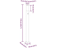 Pakabinamas šviestuvas Šviestuvai su jutikliu, 3 vnt., 110 cm, nerūdijantis plienas, IP44