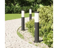 Pakabinamas šviestuvas Šviestuvai su jutikliu, 3 vnt., 50 cm, nerūdijantis plienas, IP44