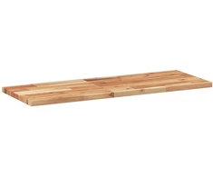 Pakabinamos lentynos, 3 vnt., 100x30x2 cm, aliejumi dažyta akacijos masyvo mediena
