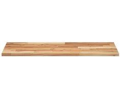 Pakabinamos lentynos, 3 vnt., 100x40x2 cm, aliejumi dažyta akacijos masyvo mediena