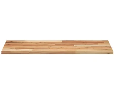 Pakabinamos lentynos, 3 vnt., 100x40x2 cm, aliejumi dažyta akacijos masyvo mediena
