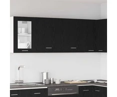 Pakabinama spintelė Lyon 2 pcs Juodas ąžuolas 50 x 31 x 60 cm