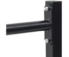 Dip stotis 2 vnt. Juoda 55 x 90 x 104.5 cm