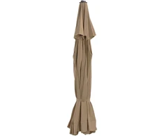 Pakaitinis audinys lauko skėčiui nuo saulės, taupe, 500cm