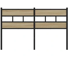 Galvūgalis, ąžuolo spalvos, 135cm, geležis ir apdirbta mediena