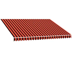 Markizės pakaitinis audinys Oranžinė ir ruda 350 x 250 cm