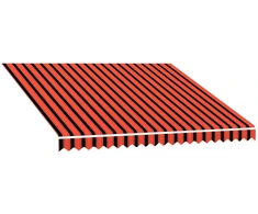 Markizės pakaitinis audinys Oranžinė ir ruda 300 x 250 cm
