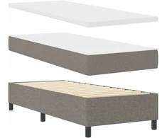 Kiemas lova su galvūgalio Tortora 80 x 200 cm audinys