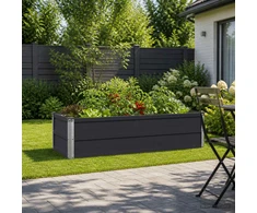 Pakelta sodo lova Antracito 100 x 40 x 24 cm