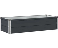Pakelta sodo lova Antracito 100 x 40 x 24 cm