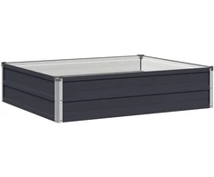 Pakelta sodo lova Antracito 100 x 80 x 24 cm
