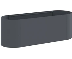 Pakelta sodo lova Antracito 120 x 40 x 40 cm