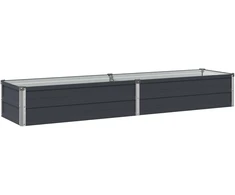 Pakelta sodo lova Antracito 160 x 40 x 24 cm