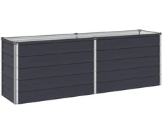Pakelta sodo lova Antracito 160 x 40 x 55 cm