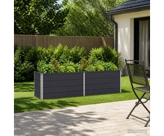 Pakelta sodo lova Antracito 160 x 40 x 55 cm