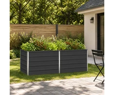 Pakelta sodo lova Antracito 160 x 80 x 55 cm