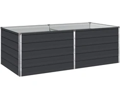 Pakelta sodo lova Antracito 160 x 80 x 55 cm