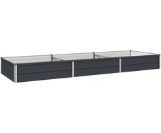 Pakelta sodo lova Antracito 240 x 80 x 24 cm