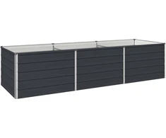 Pakelta sodo lova Antracito 240 x 80 x 55 cm