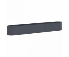 Pakelta sodo lova Antracito 300 x 40 x 40 cm Plienas
