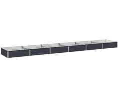 Pakelta sodo lova Antracito 480 x 80 x 24 cm