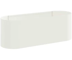 Pakelta sodo lova Balta 120 x 40 x 40 cm
