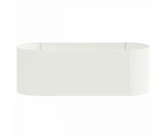 Pakelta sodo lova Balta 120 x 40 x 40 cm