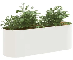 Pakelta sodo lova Balta 120 x 40 x 40 cm