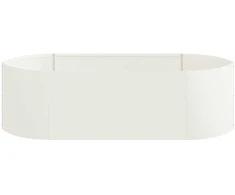 Pakelta sodo lova Balta 140 x 40 x 40 cm Plienas