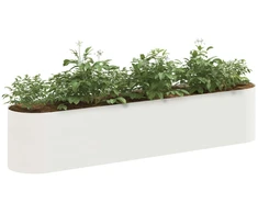 Pakelta sodo lova Balta 200 x 40 x 40 cm