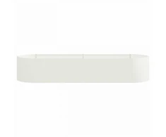 Pakelta sodo lova Balta 220 x 40 x 40 cm Plienas