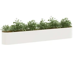 Pakelta sodo lova Balta 280 x 40 x 40 cm
