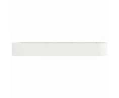 Pakelta sodo lova Balta 300 x 40 x 40 cm Plienas