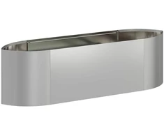 Pakelta sodo lova Galvanizuotas plienas 140 x 40 x 40 cm