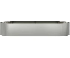 Pakelta sodo lova Galvanizuotas plienas 220 x 40 x 40 cm