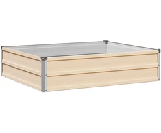 Pakelta sodo lova Ivory 100 x 80 x 24 cm Galvanizuotas plienas