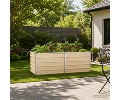 Pakelta sodo lova Ivory 160 x 80 x 55 cm