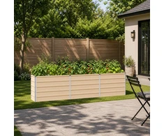 Pakelta sodo lova Ivory 240 x 40 x 55 cm