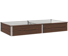 Pakelta sodo lova Juoda 160 x 80 x 24 cm
